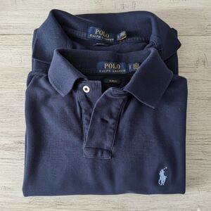 Ralph Lauren Dark Blue Polo Shirt for Men Size S Slim Fit